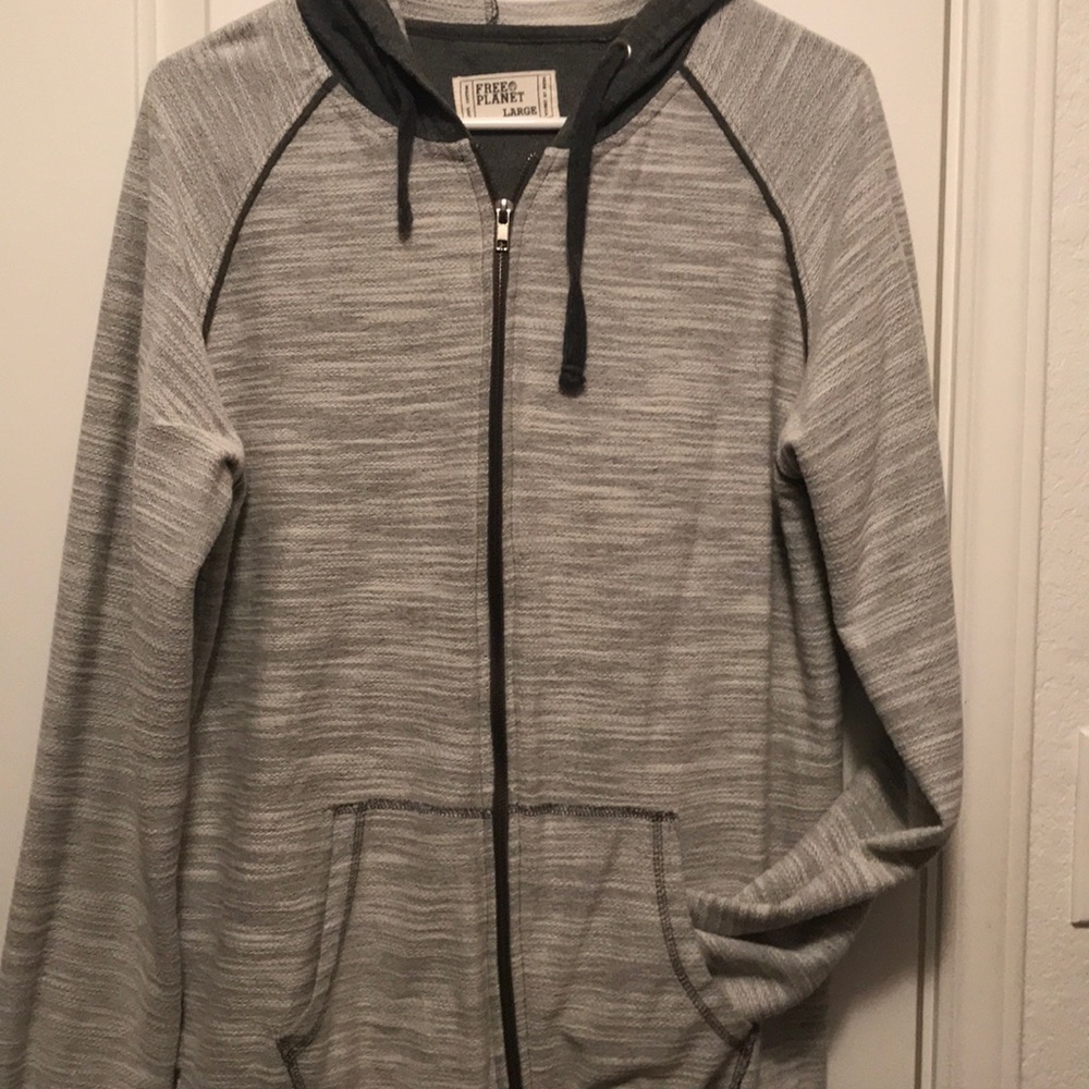 Men’s gray hoodie - EUC - size L